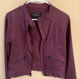 Plum/burgundy jacket